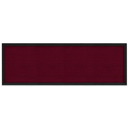United Visual Products Sliding Door Indoor Enclosed Corkboard, 4 UV9025ACS-BLACK-CINNABA